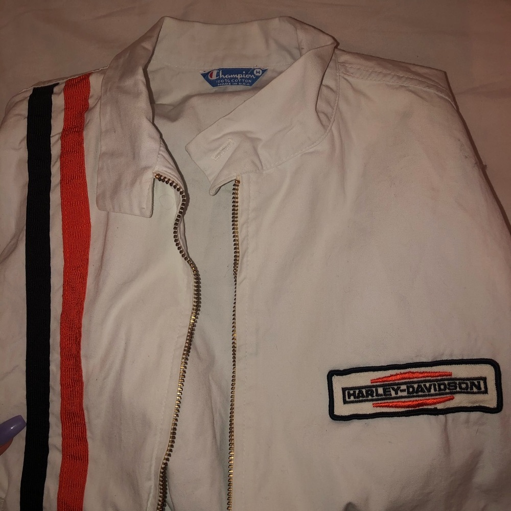 Vintage Harley Davidson / champion jacket